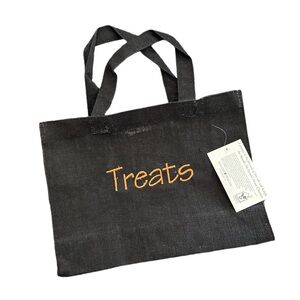 Ballard Design Jute Halloween Treat Bag